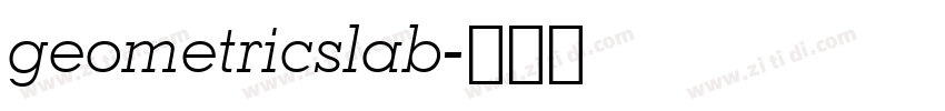 geometricslab字体转换