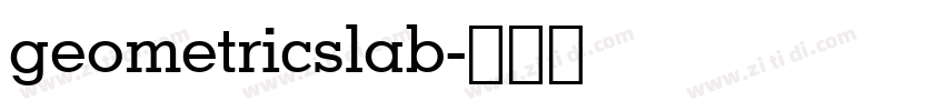 geometricslab字体转换