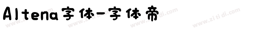 Altena字体字体转换