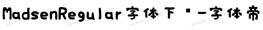 MadsenRegular字体下载字体转换