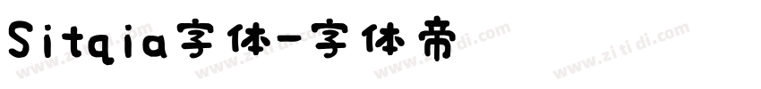 Sitqia字体字体转换