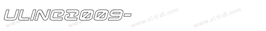 Uline2009字体转换