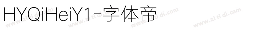 HYQiHeiY1字体转换