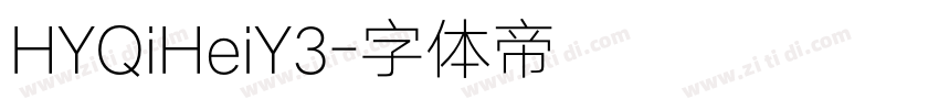 HYQiHeiY3字体转换