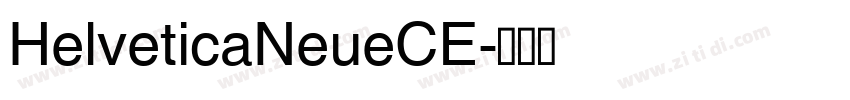 HelveticaNeueCE字体转换