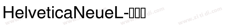 HelveticaNeueL字体转换