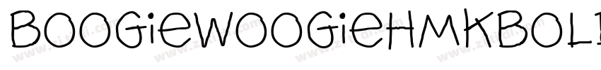 BoogieWoogieHmkBold字体转换