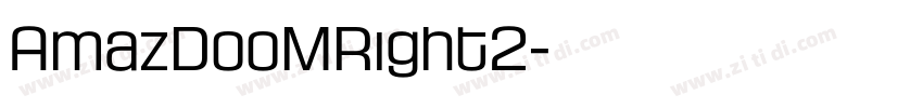 AmazDooMRight2字体转换