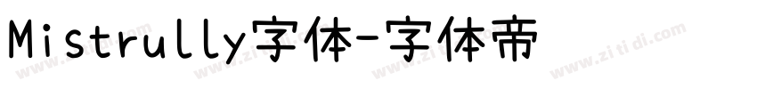 Mistrully字体字体转换