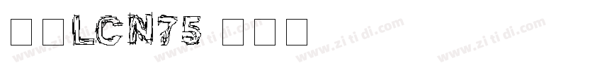 梦源LCN75字体转换