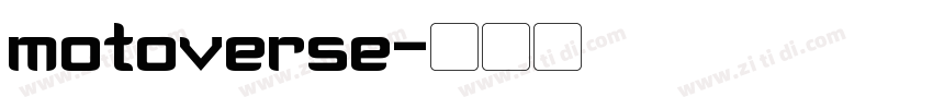 motoverse字体转换