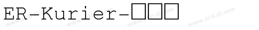 ER-Kurier字体转换