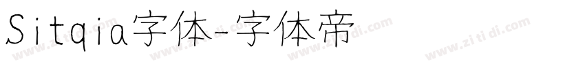 Sitqia字体字体转换