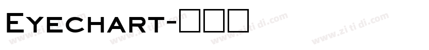 Eyechart字体转换