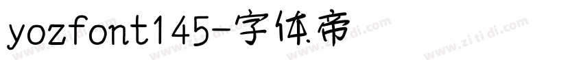 yozfont145字体转换