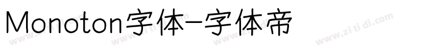 Monoton字体字体转换