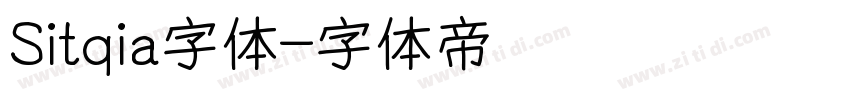 Sitqia字体字体转换