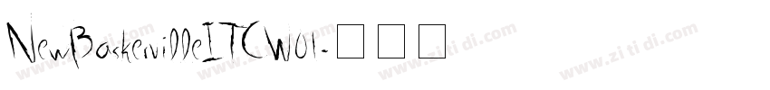 NewBaskervilleITCW01字体转换