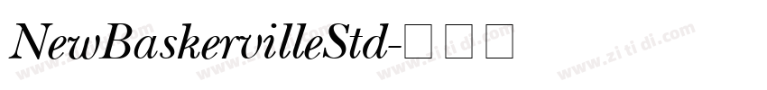 NewBaskervilleStd字体转换