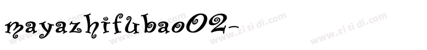 mayazhifubao02字体转换