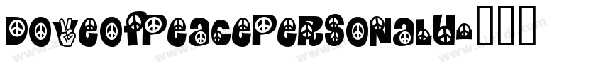 DoveofPeacePersonalU字体转换