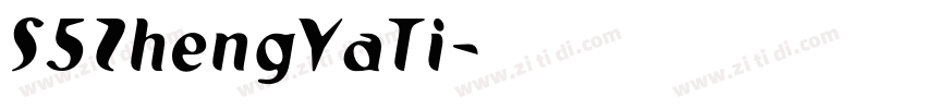 S5ZhengYaTi字体转换