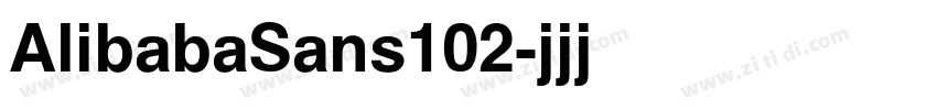 AlibabaSans102字体转换