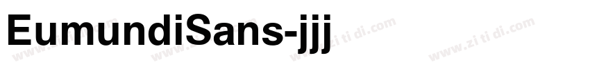 EumundiSans字体转换