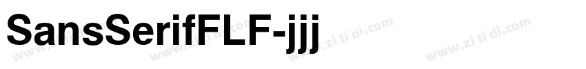 SansSerifFLF字体转换