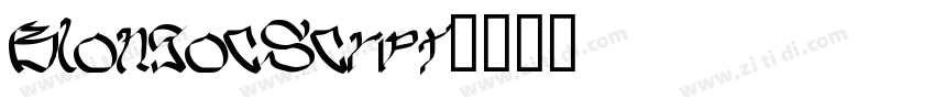 BlongocScript字体转换