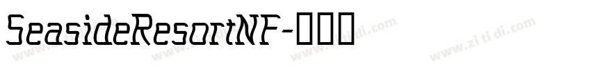 SeasideResortNF字体转换