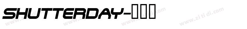 Shutterday字体转换