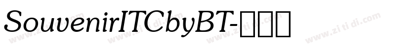 SouvenirITCbyBT字体转换