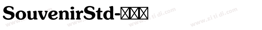 SouvenirStd字体转换