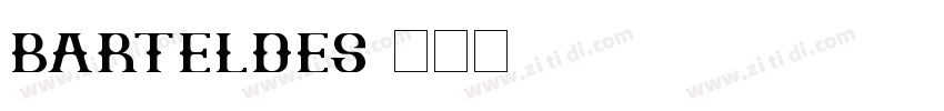 barteldes字体转换