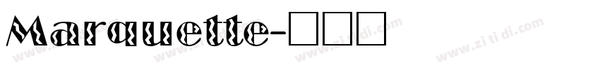 Marquette字体转换