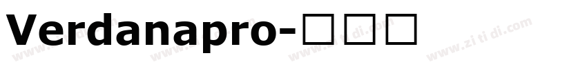 Verdanapro字体转换