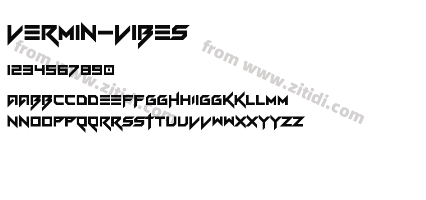 Vermin-Vibes字体免费下载-Vermin-VibesRegular在线预览和转换器-字体帝